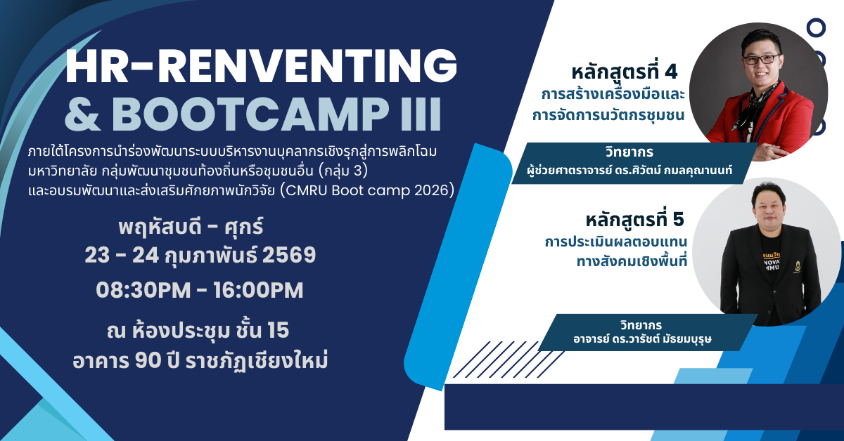 HR-RENVENTING & BOOTCAMP III
